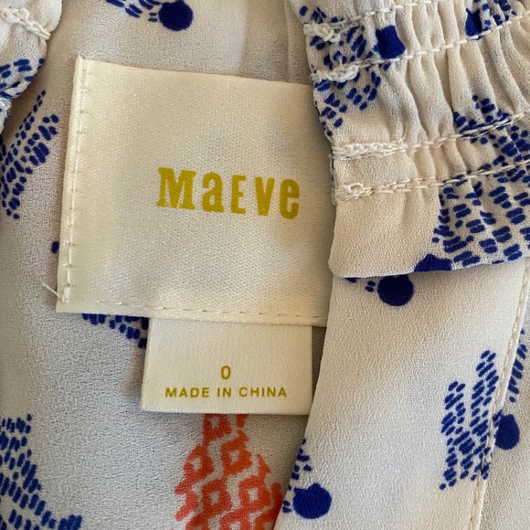 Maeve Hop Along Blouse 0 Top Anthropologie Bunny - Picture 6 of 13